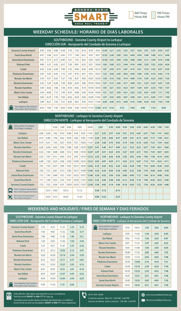 SMART Launches into the New Year With a New Schedule SonomaMarin